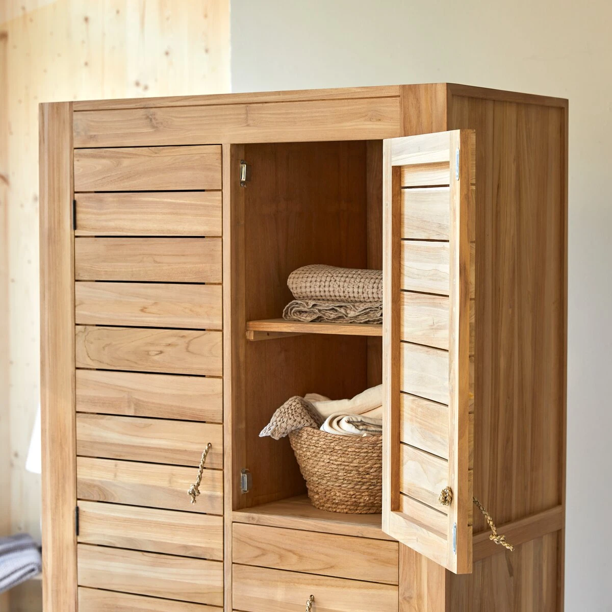 Minimalys - Armoire Penderie En Teck Massif – Image 6