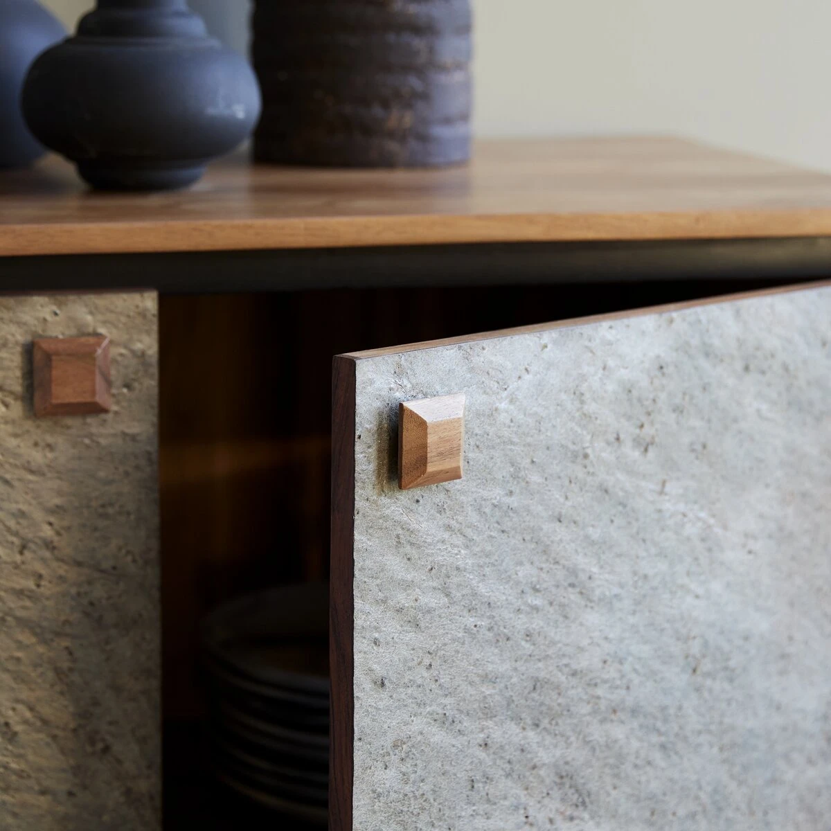 Temis - Bahut Bar En Acacia 90 Cm – Image 5