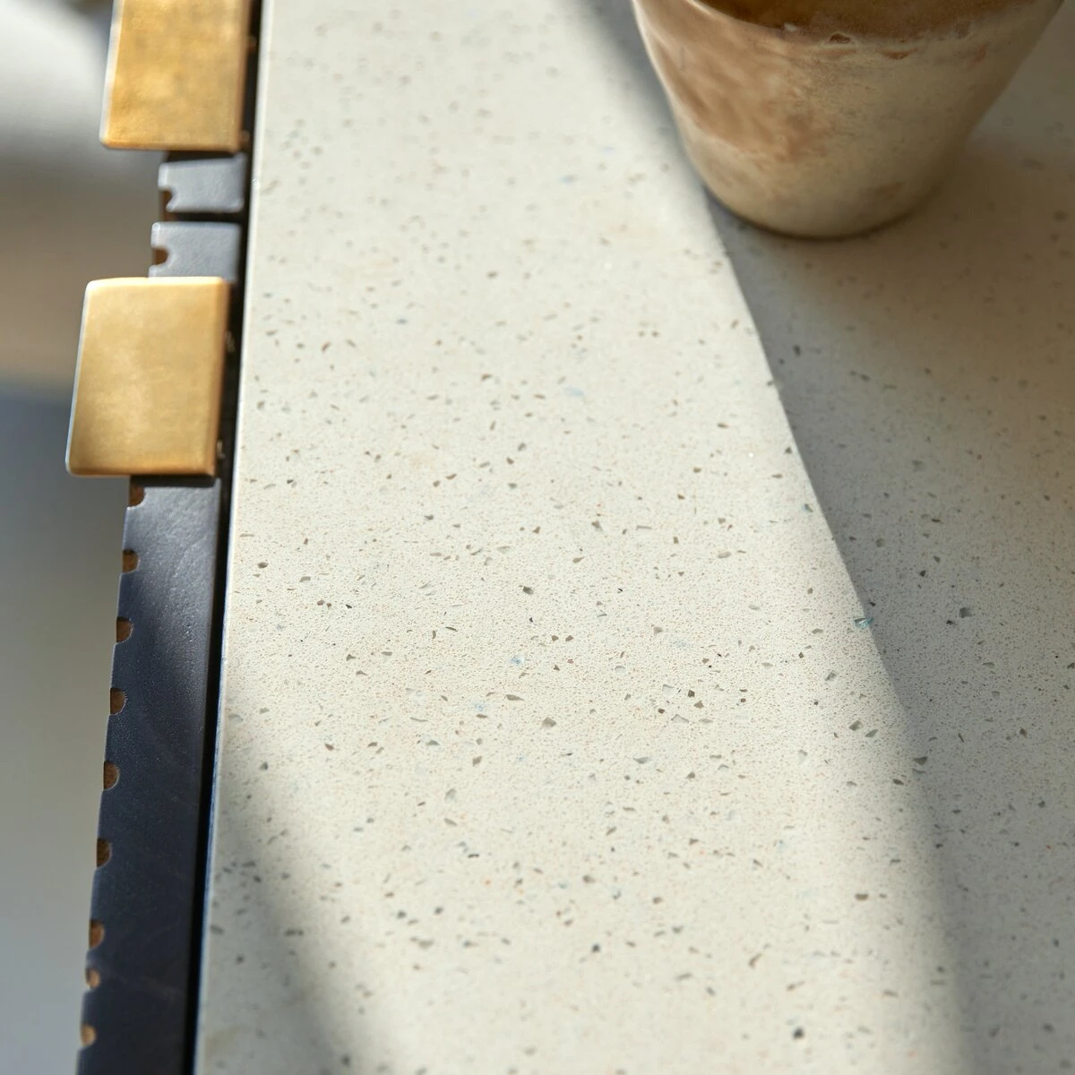 Bilal - Bahut En Manguier Massif Et Terrazzo 80 Cm – Image 5