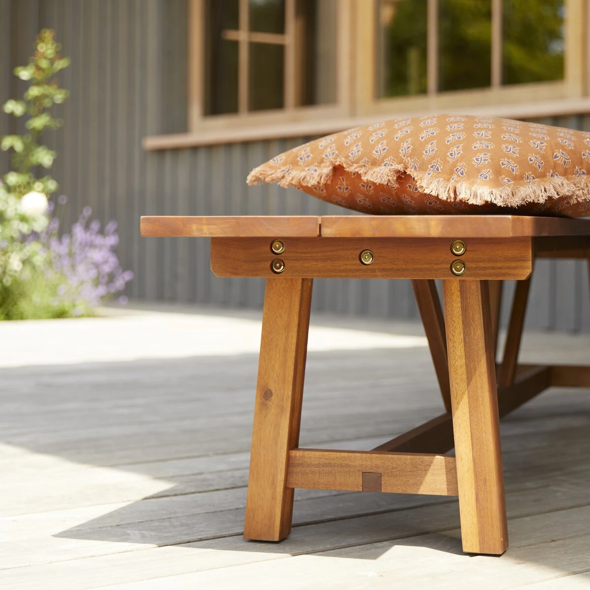 Alba - Banc De Jardin En Acacia Massif – Image 5