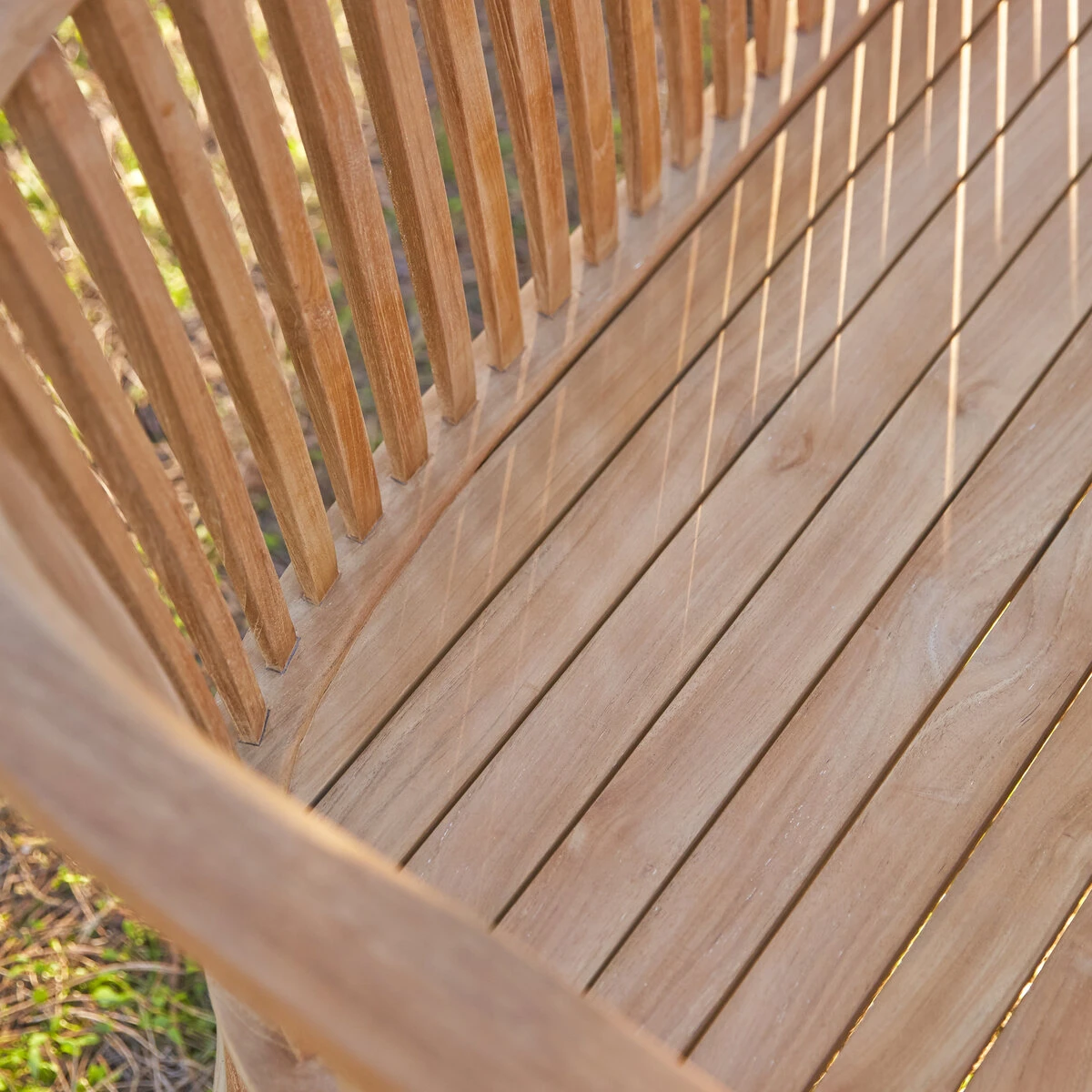 Ernest - Banc De Jardin En Teck Massif – Image 3