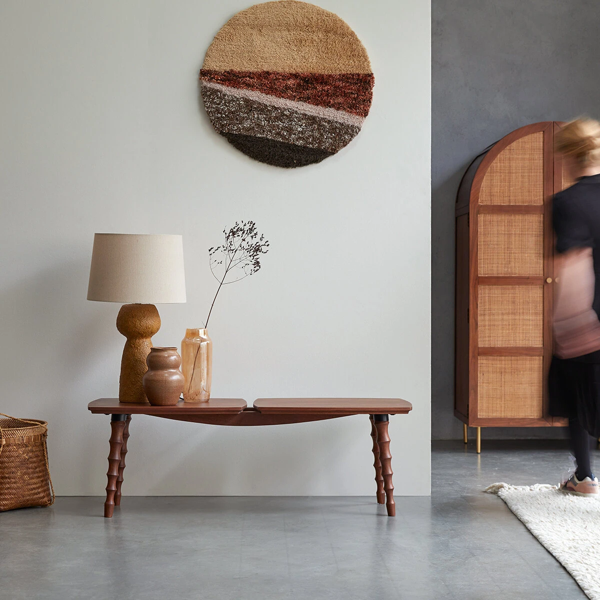 Anouk - Banc Déco En Manguier Massif