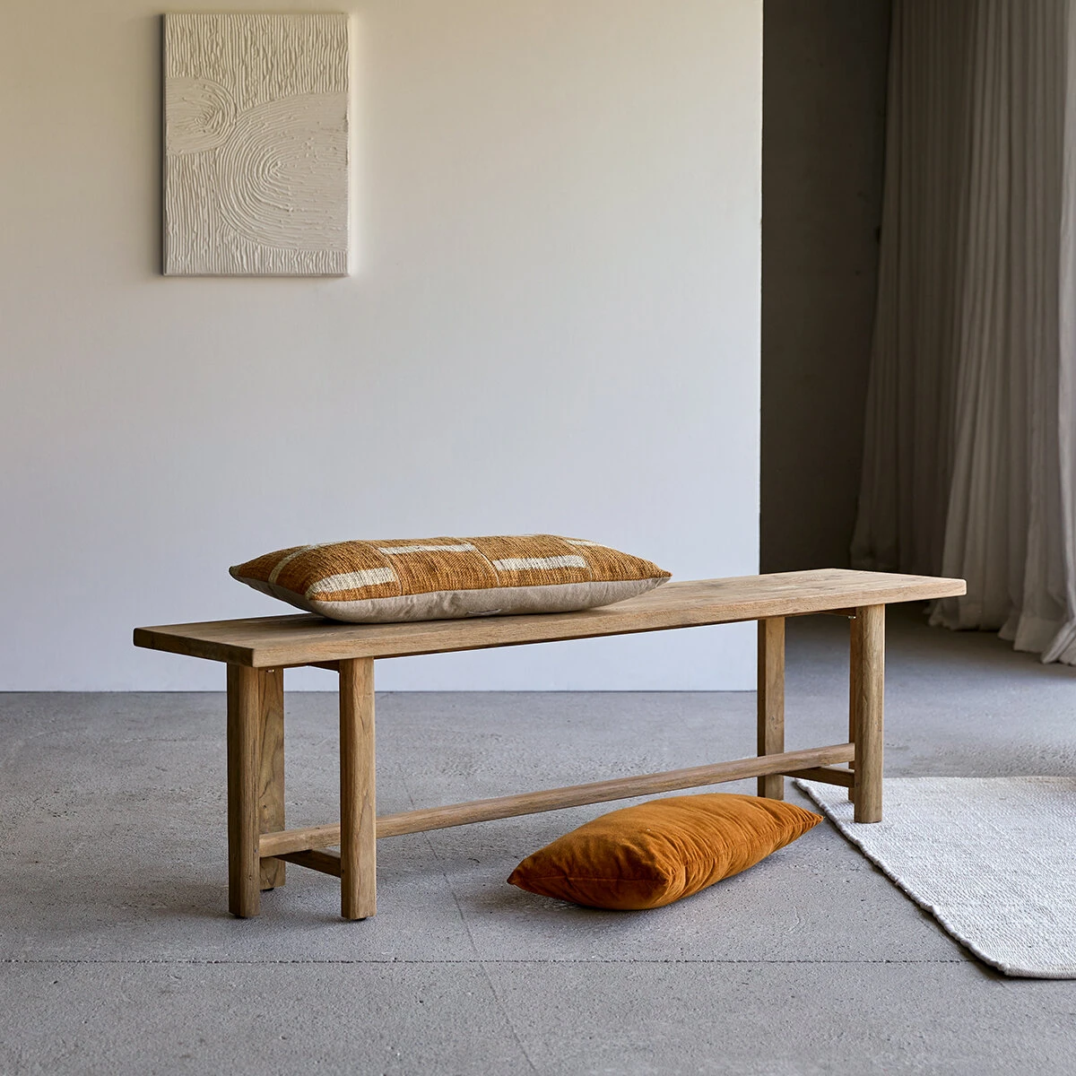 Antonia - Banc Déco En Teck Massif Recyclé – Image 4