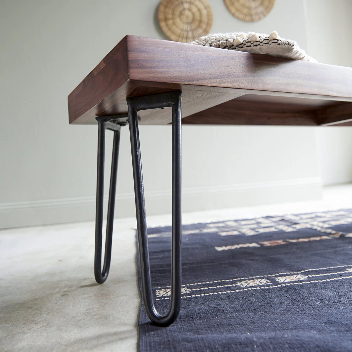 Helga - Banc En Palissandre Massif 180 Cm – Image 6