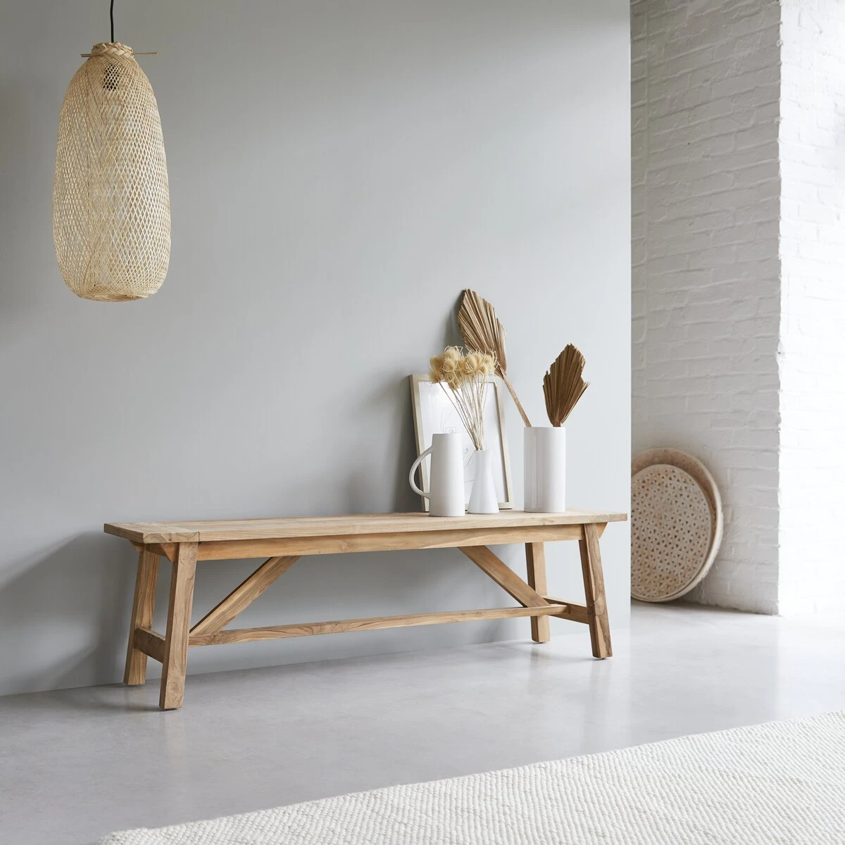 Filipe - Banc En Teck Massif Recyclé – Image 2