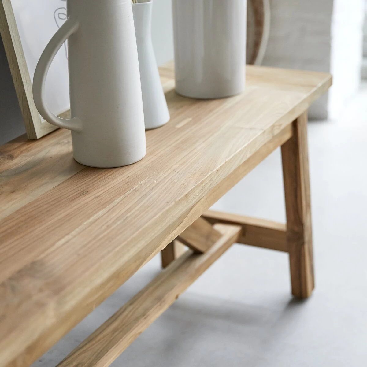 Filipe - Banc En Teck Massif Recyclé – Image 7