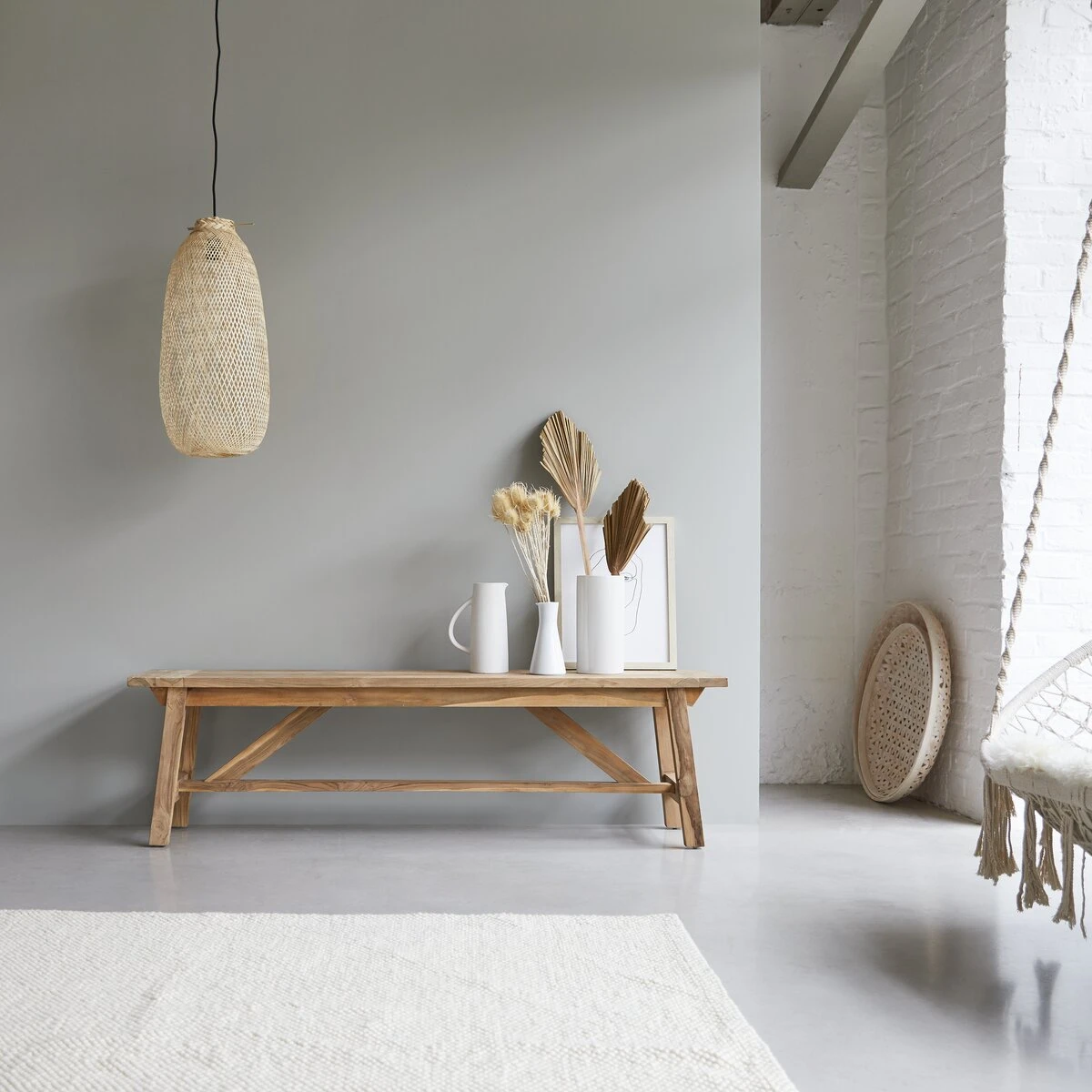 Filipe - Banc En Teck Massif Recyclé