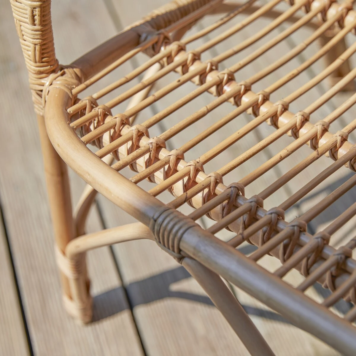 Ondine - Banquette De Jardin En Rotin Naturel – Image 3