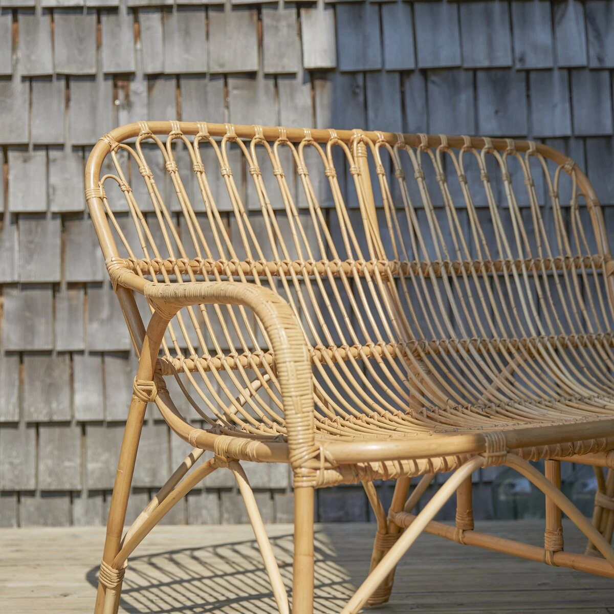 Ondine - Banquette De Jardin En Rotin Naturel – Image 5