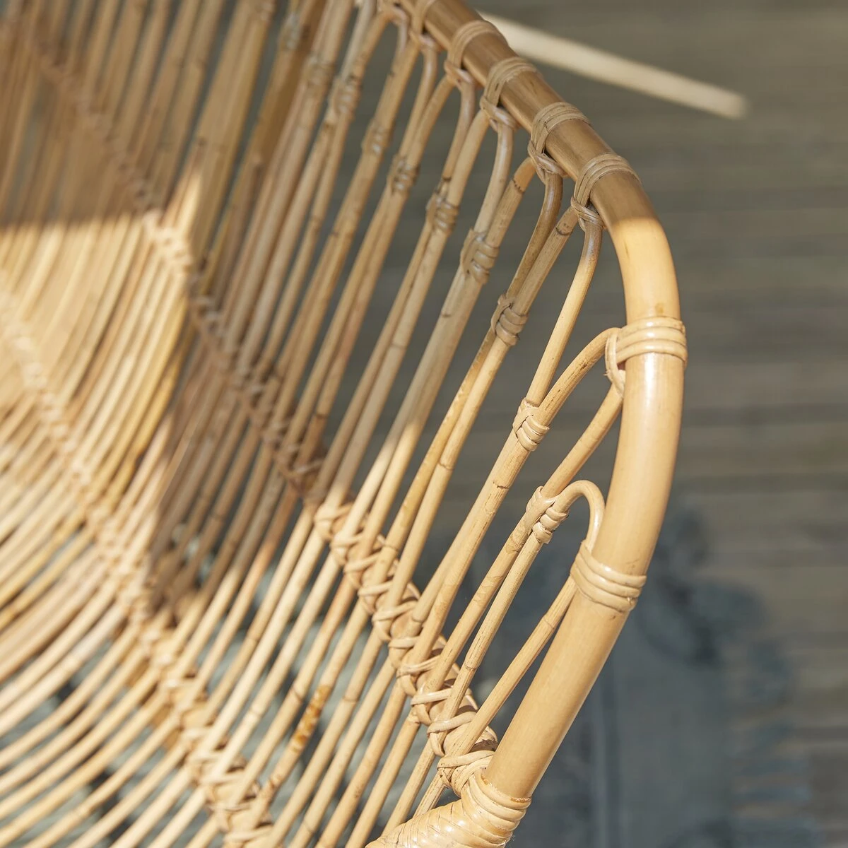 Ondine - Banquette De Jardin En Rotin Naturel – Image 6