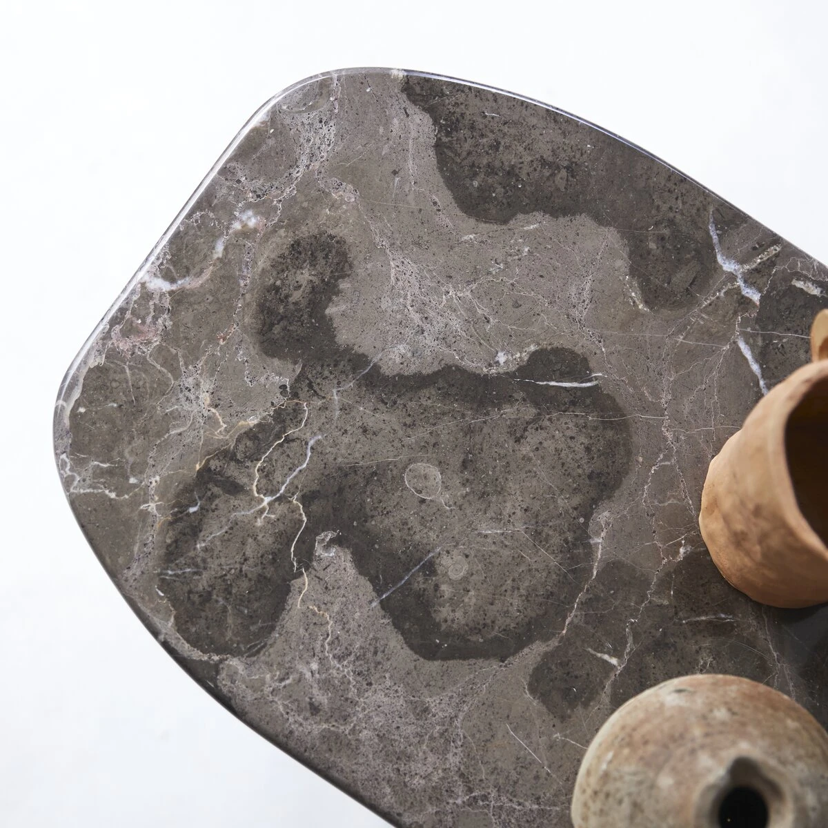 Keesog - Bout De Canapé En Marbre Brown – Image 2