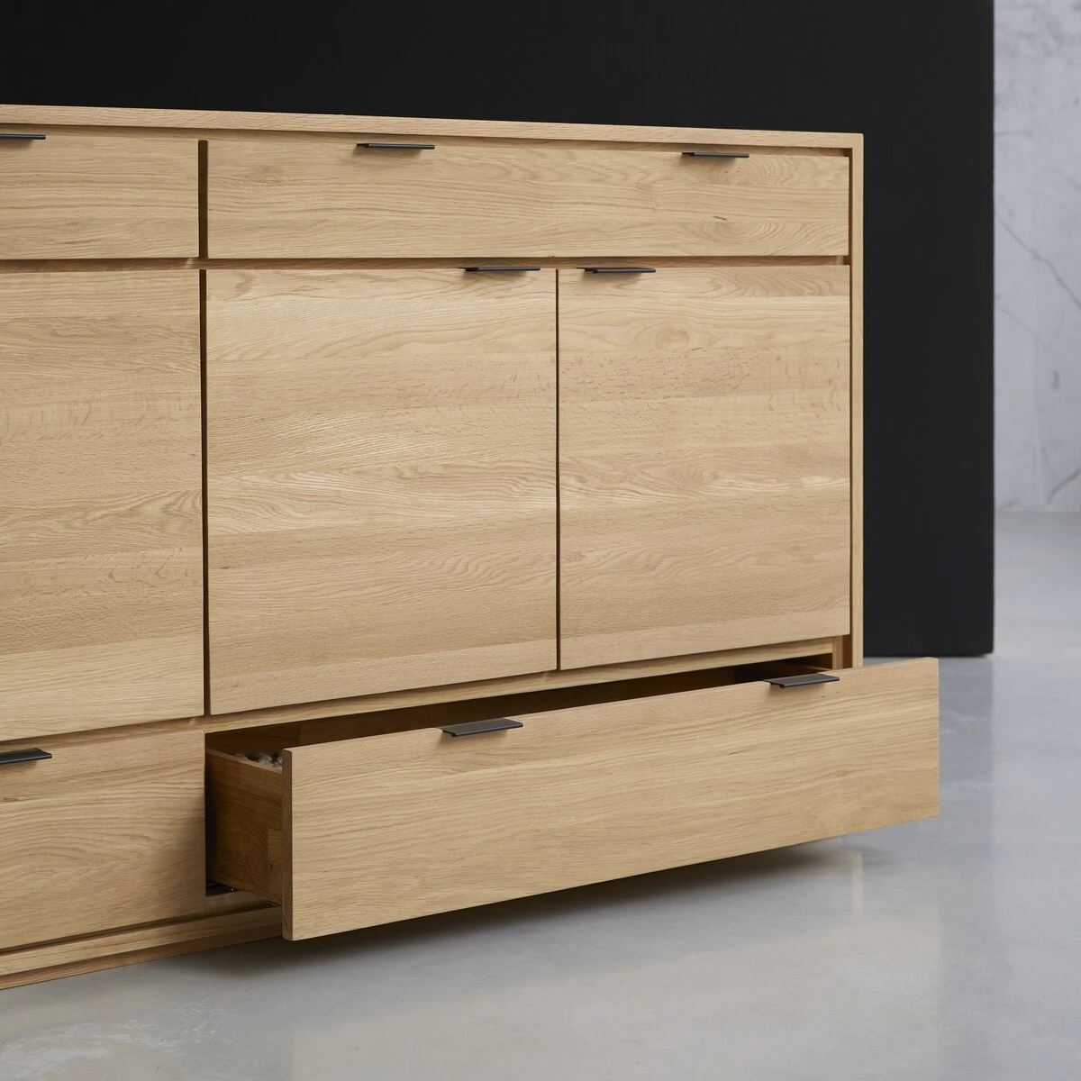 Senson - Buffet En ChĂȘne Massif 200 Cm â Image 6