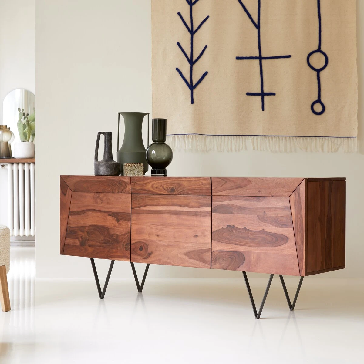 Metric - Buffet En Palissandre Massif 175 Cm – Image 5