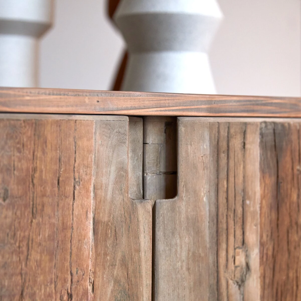 Hazel - Buffet En Pin Et Orme Massifs Recyclés 200 Cm – Image 7