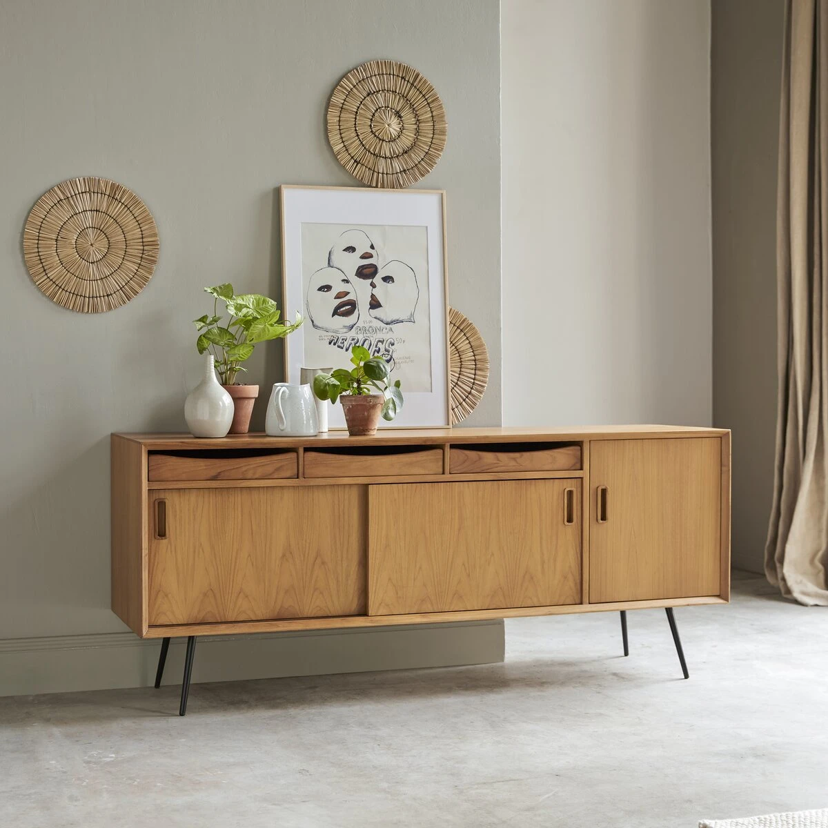 Simen - Buffet En Teck 170 Cm – Image 7