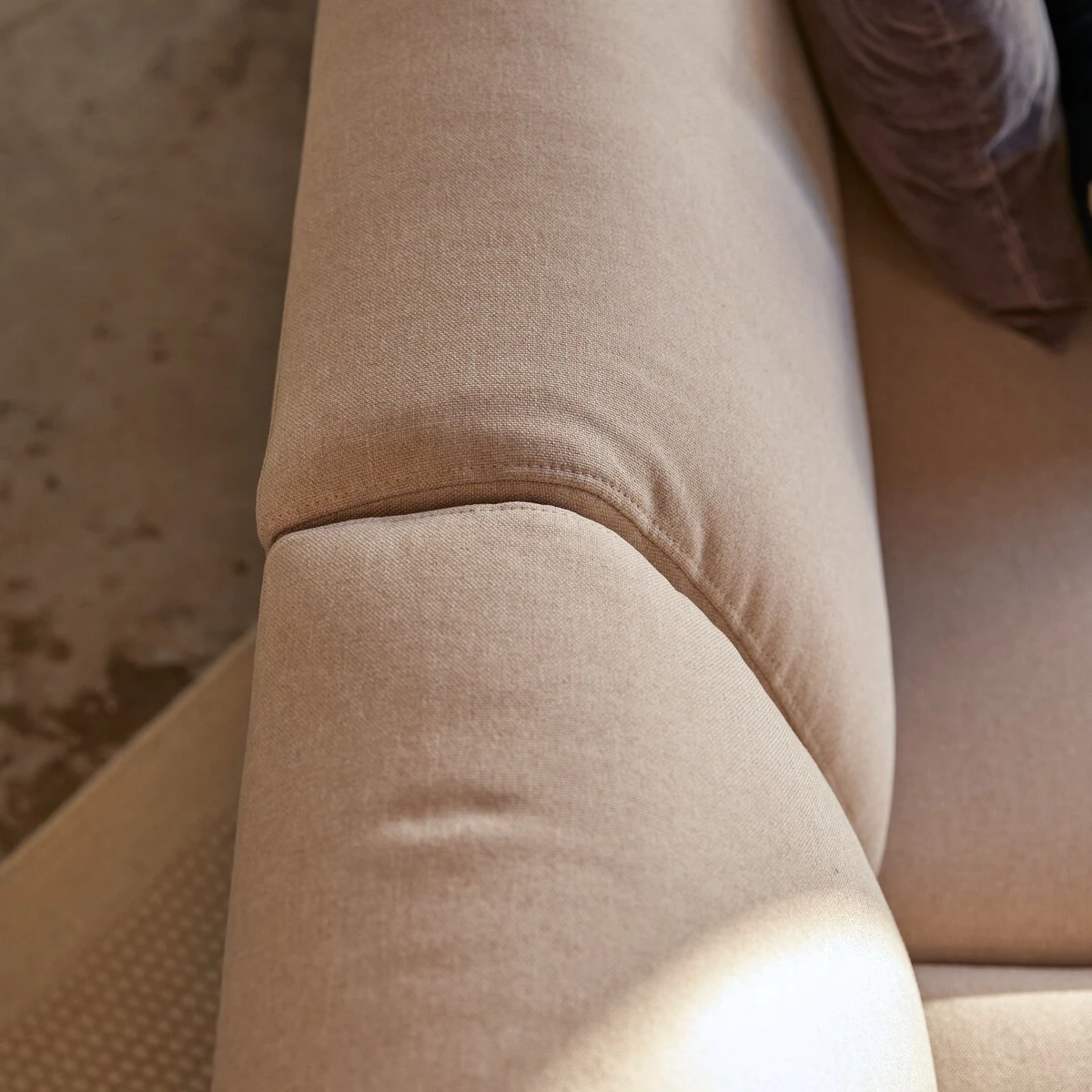 Finn - Canapé D'angle Gauche En Tissu écru 270 X 180 Cm, 4 Places – Image 5