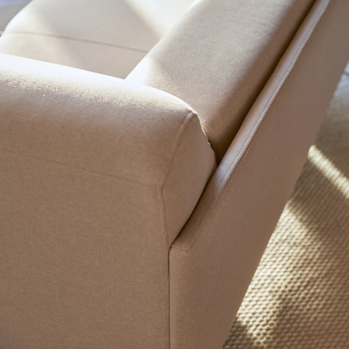 Finn - Canapé D'angle Gauche En Tissu écru 270 X 180 Cm, 4 Places – Image 6