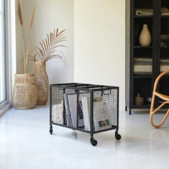 Industriel - Casier à Roulettes En Métal