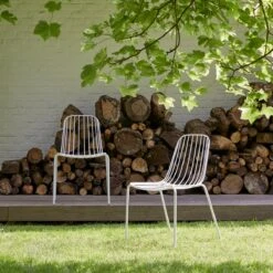 Arty - Chaise De Jardin En Métal White