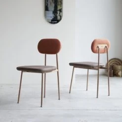 Yutapi - Chaise Sienna Choco En Cuir