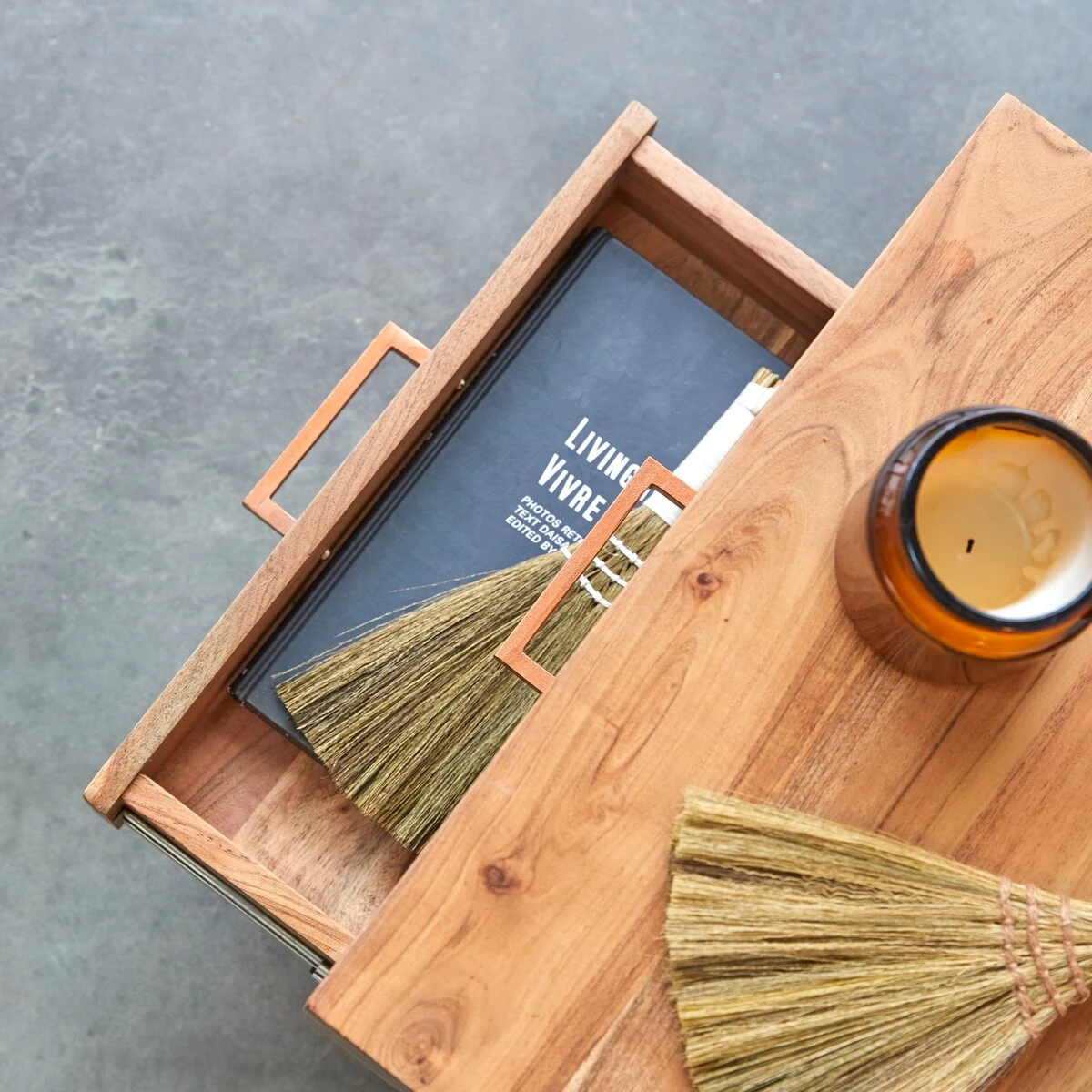 Oslo - Chevet En Acacia Massif – Image 5