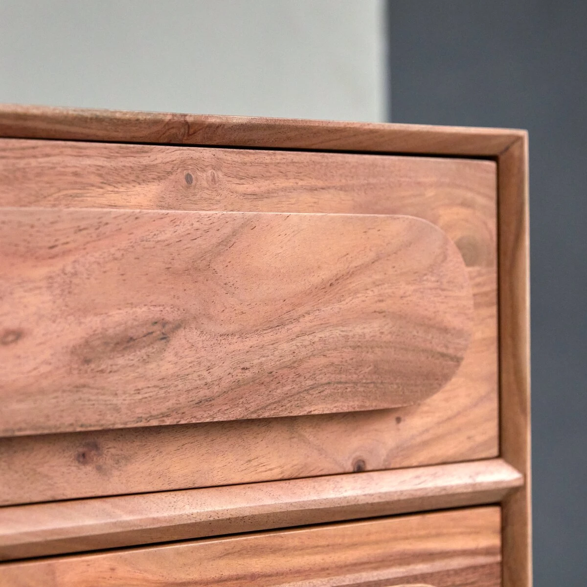 Olga - Chiffonnier De Rangement En Acacia Massif – Image 6