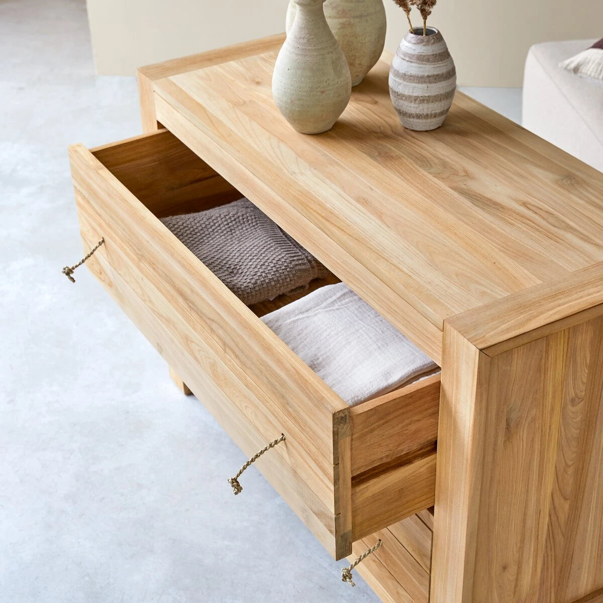 Minimalys - Commode De Rangement En Teck Massif – Image 2