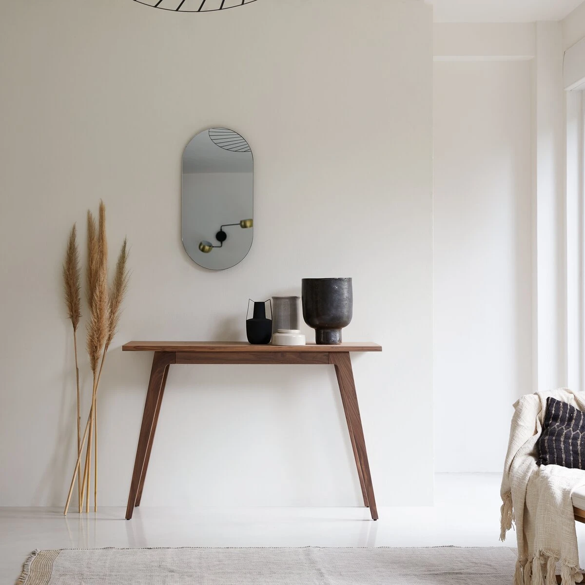 Esmée - Console En Noyer Massif