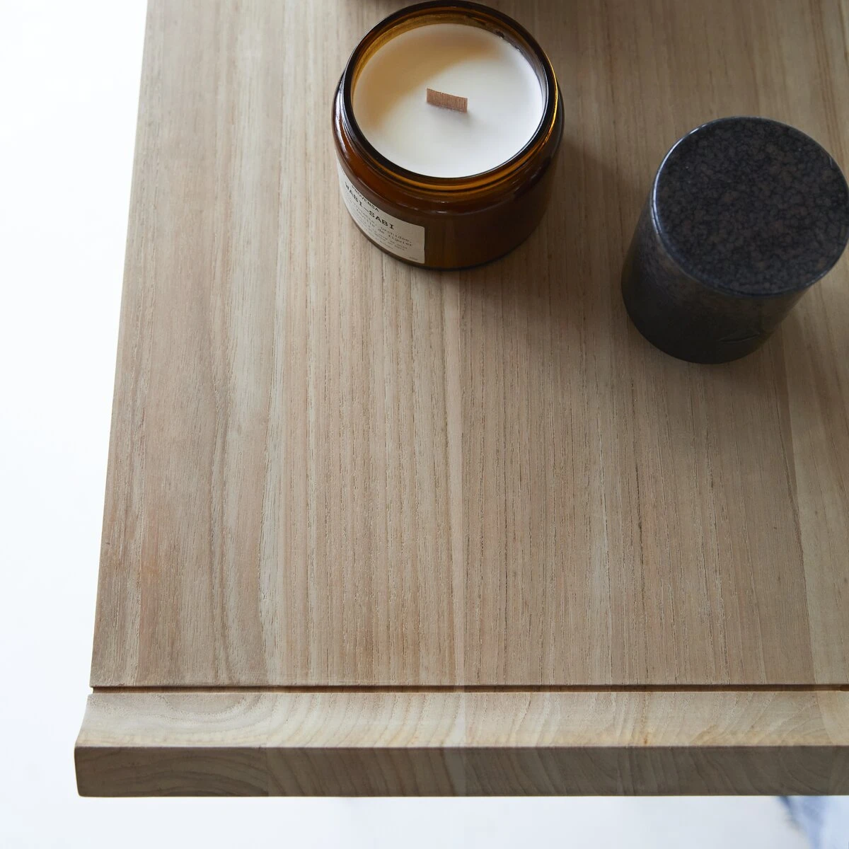 Ema - Console En Teck Massif Et Métal – Image 3