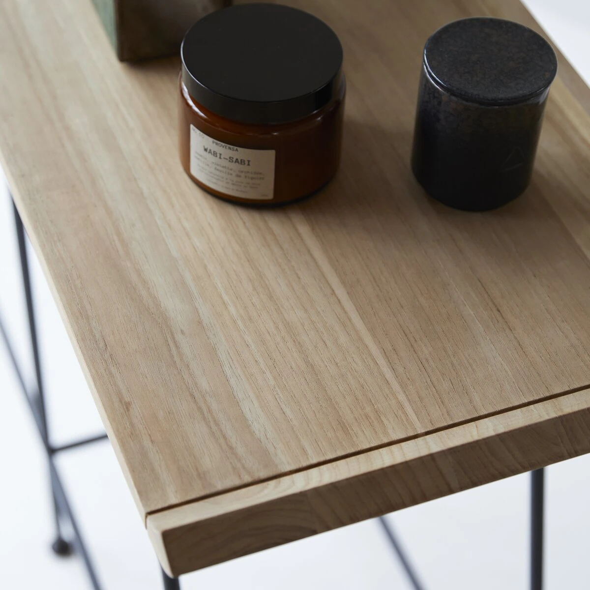 Ema - Console En Teck Massif Et Métal – Image 6