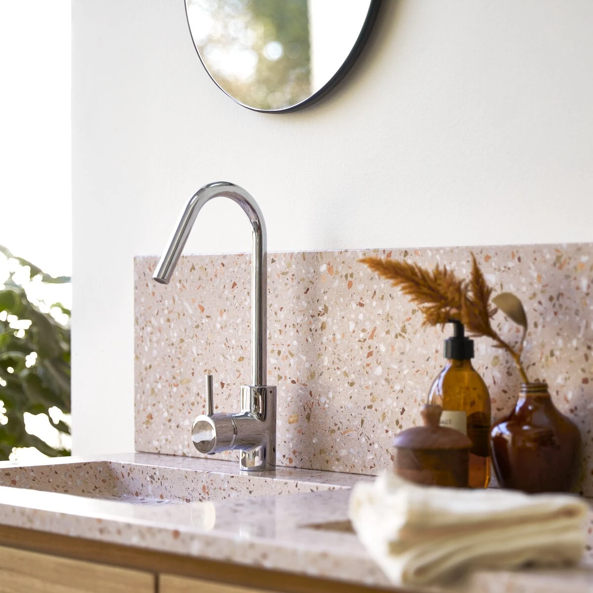 Ava - Crédence En Terrazzo Premium Pink 145 Cm – Image 4