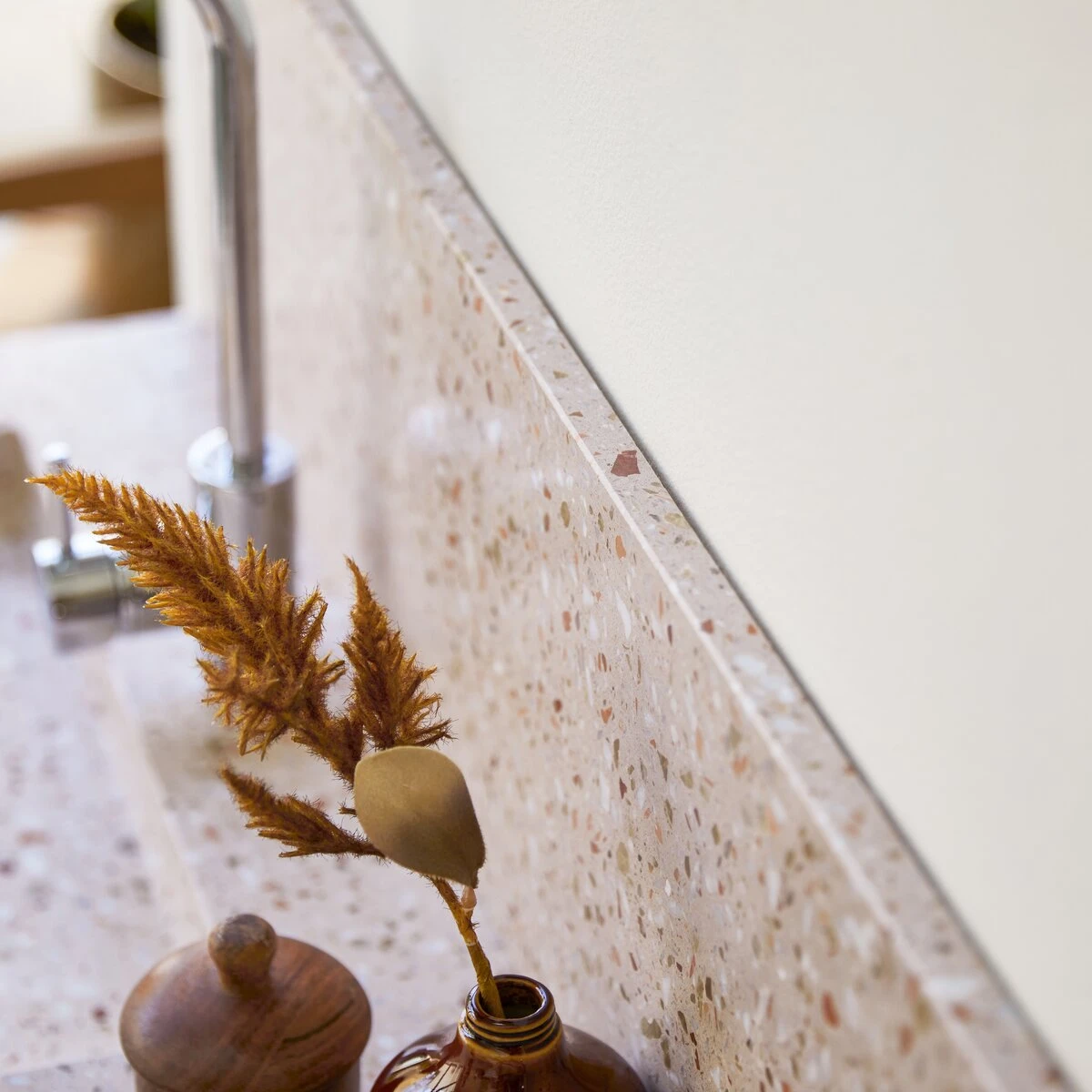 Ava - Crédence En Terrazzo Premium Pink 145 Cm – Image 5