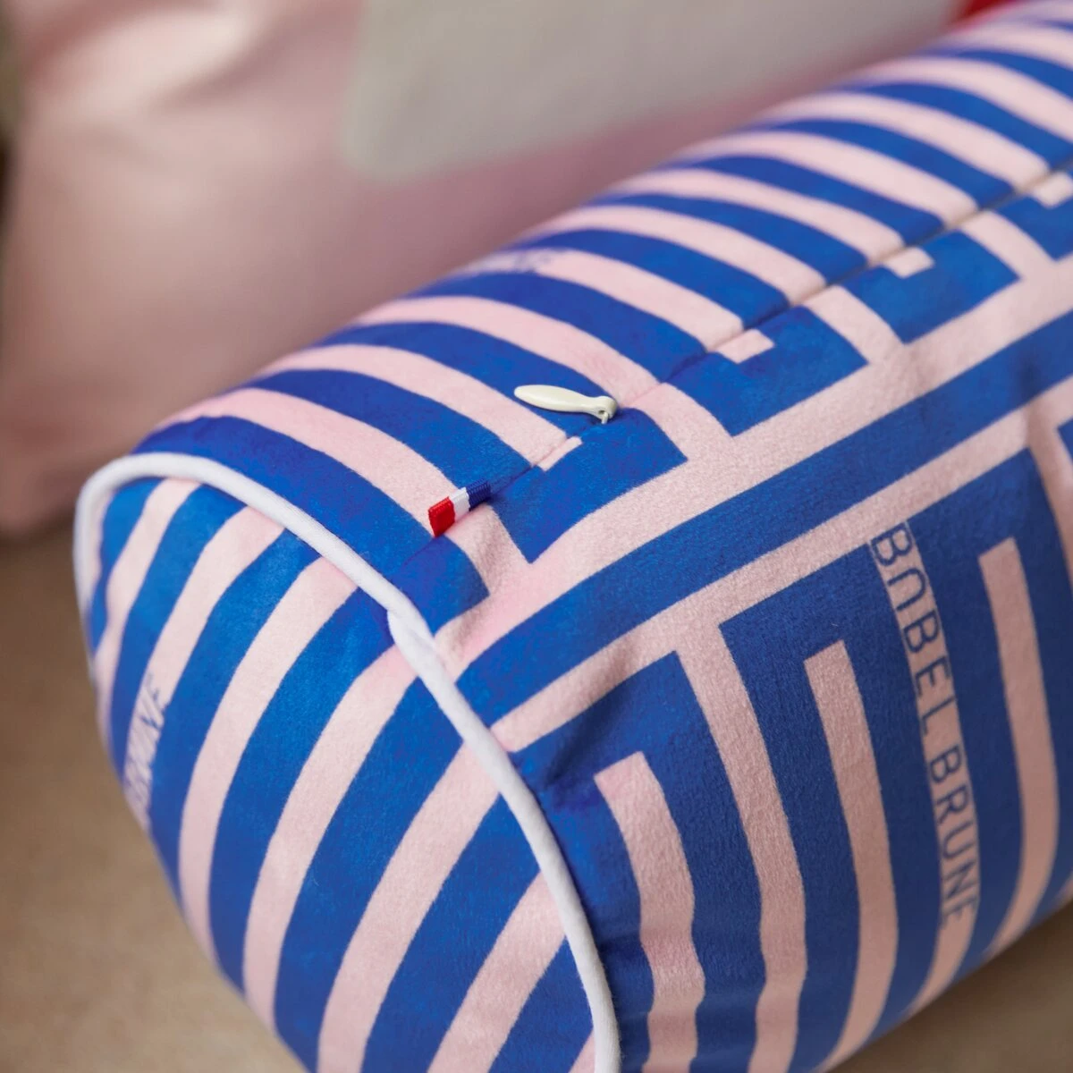 Elios - Coussin Traversin Français 40x15 Cm, Blue – Image 3