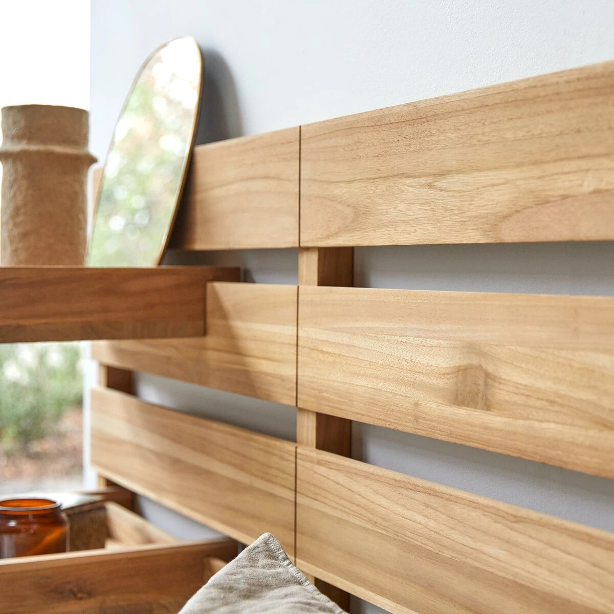 Urbain - Ensemble De 2 étagères En Teck Massif – Image 4