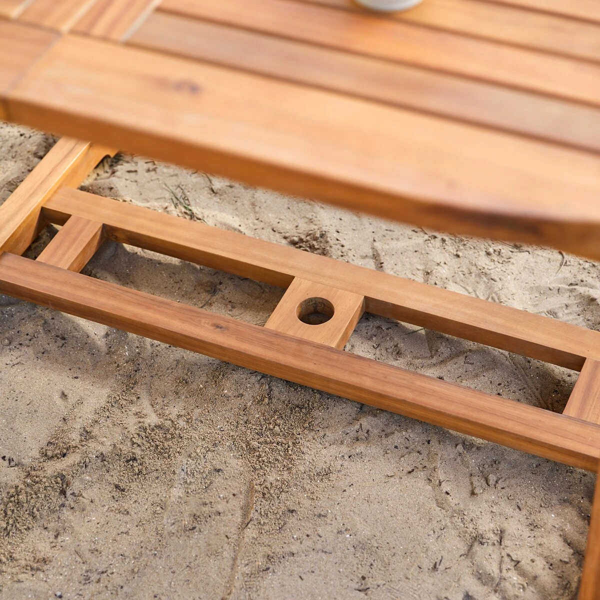 Capri - Ensemble De Jardin Ovale En Acacia Massif 4 Chaises – Image 5