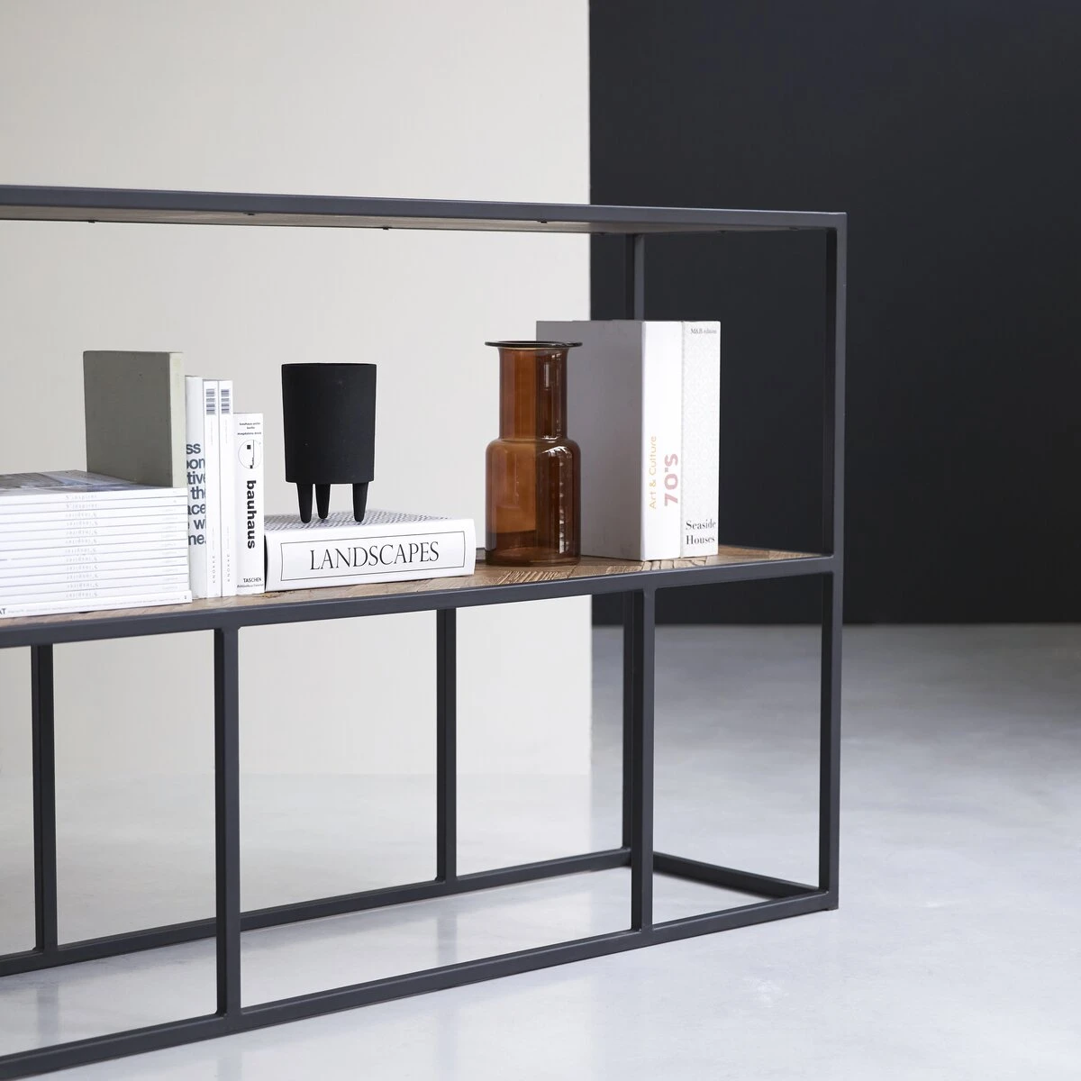 Isak - Etagère En Orme Massif Et Métal – Image 3