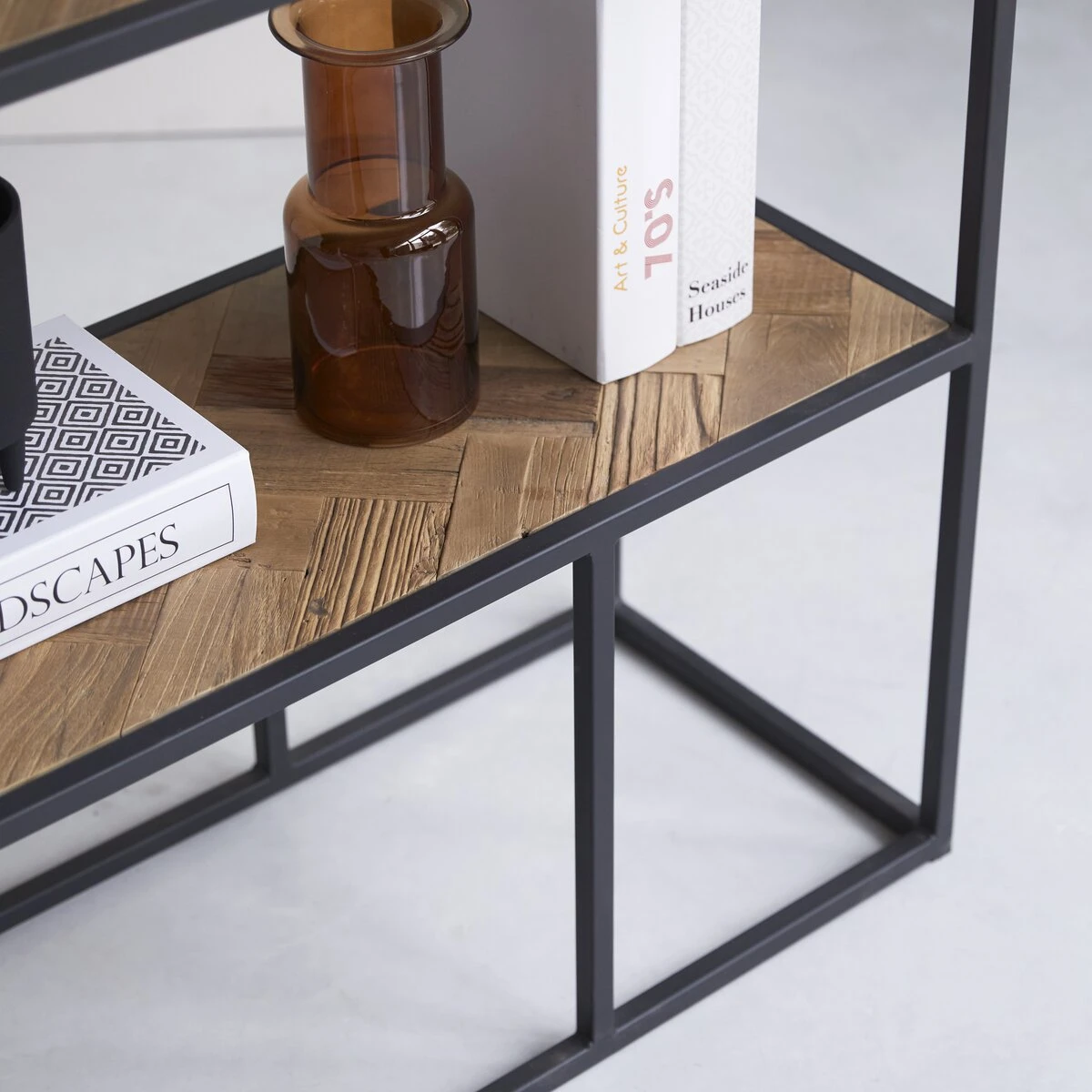 Isak - Etagère En Orme Massif Et Métal – Image 5