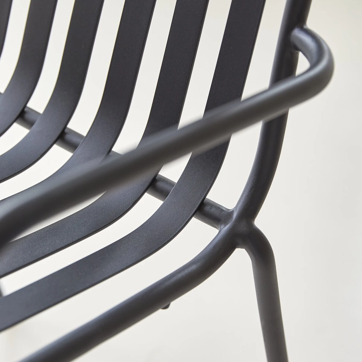 Gaby - Fauteuil En Métal Black