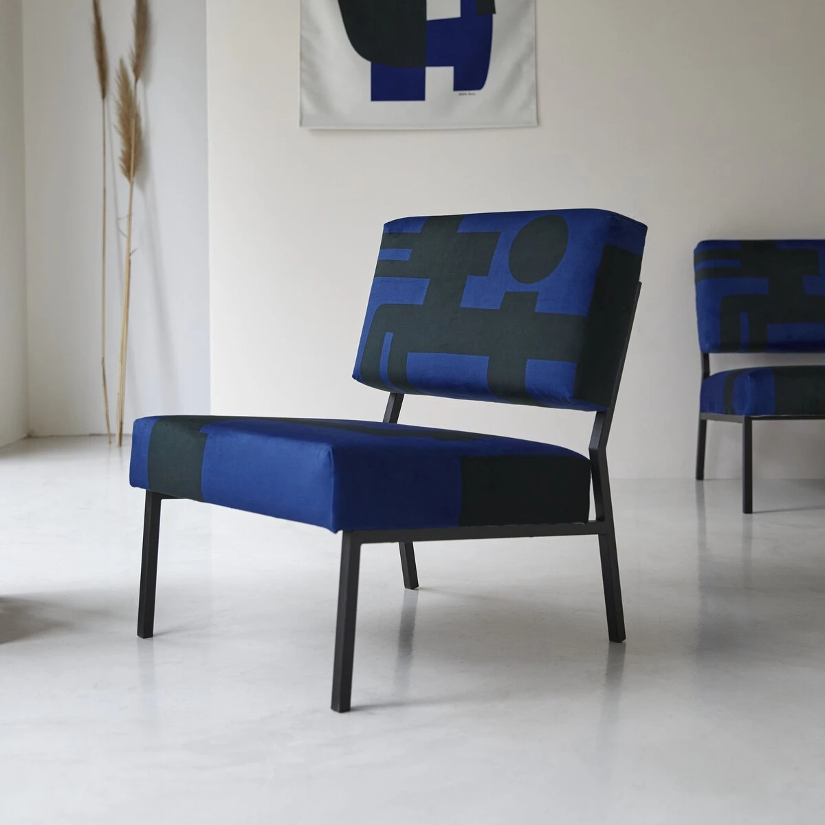Barbican - Fauteuil Français Bleu – Image 4