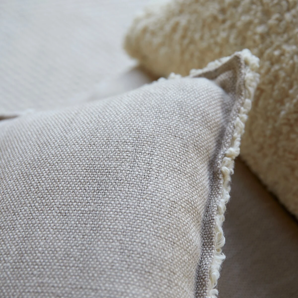 Woodnest - Fauteuil En ChĂȘne Massif Et Tissu Linen â Image 3