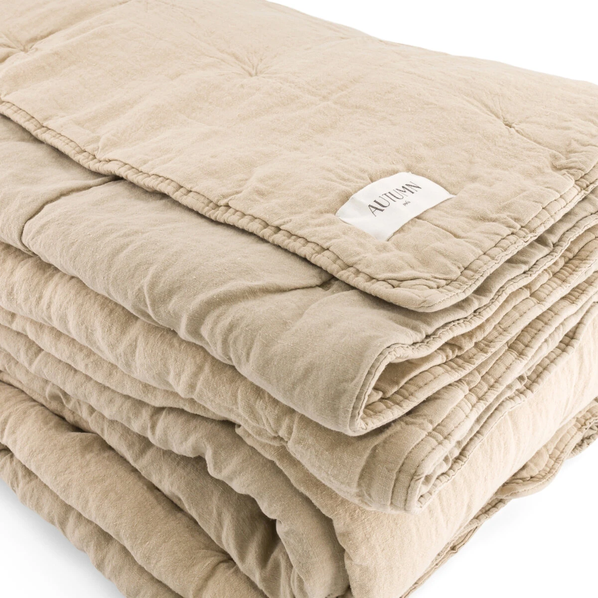 Linen - Couverture En Lin, Milk – Image 3