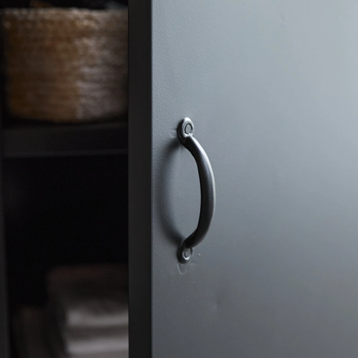 Arsène - Meuble Sous Vasque En Manguier Massif Et Métal 90 Cm – Image 5