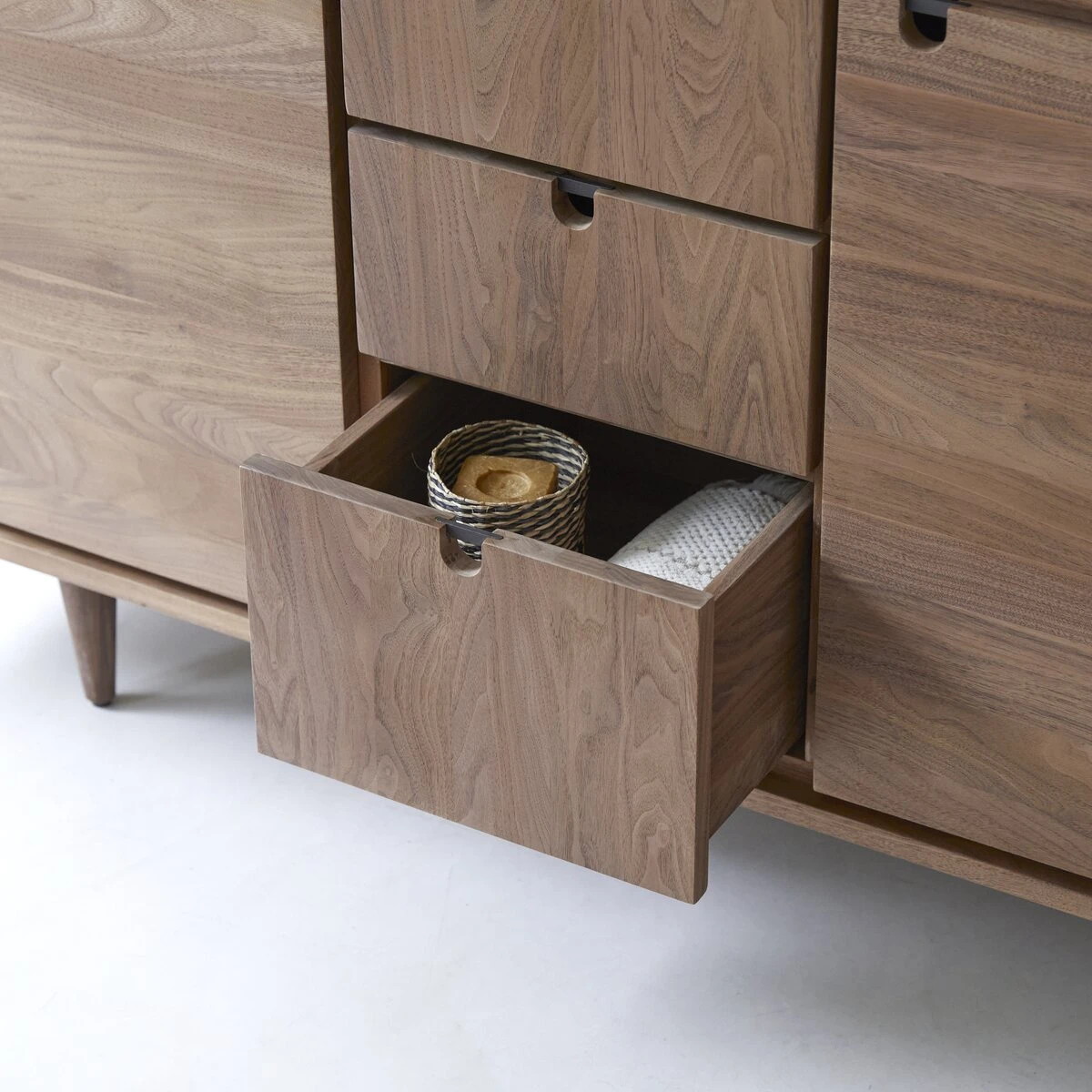 Jonà k - Meuble Sous Vasque En Noyer Massif 145 Cm – Image 5