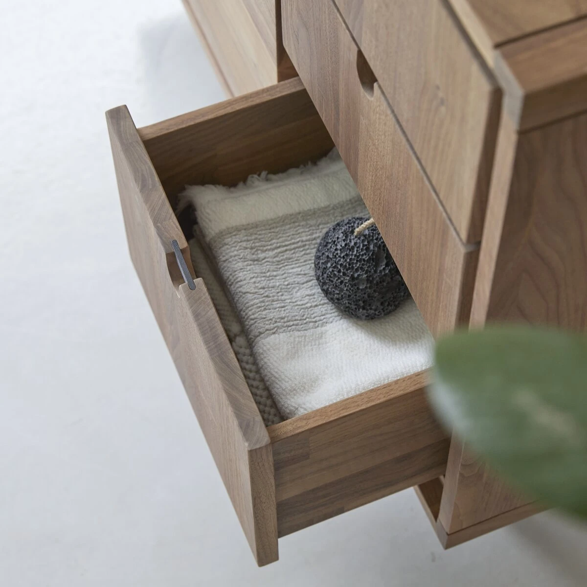 Jonà k - Meuble Sous Vasque En Noyer Massif 95 Cm – Image 6