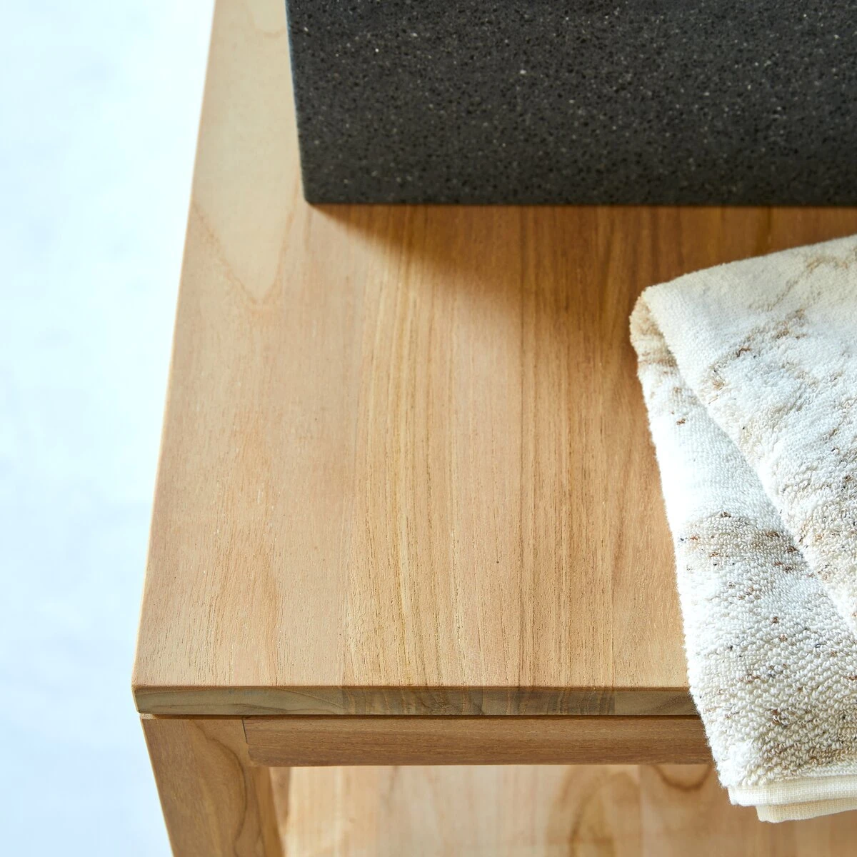 Colonial - Meuble Sous Vasque En Teck Massif 120 Cm – Image 3