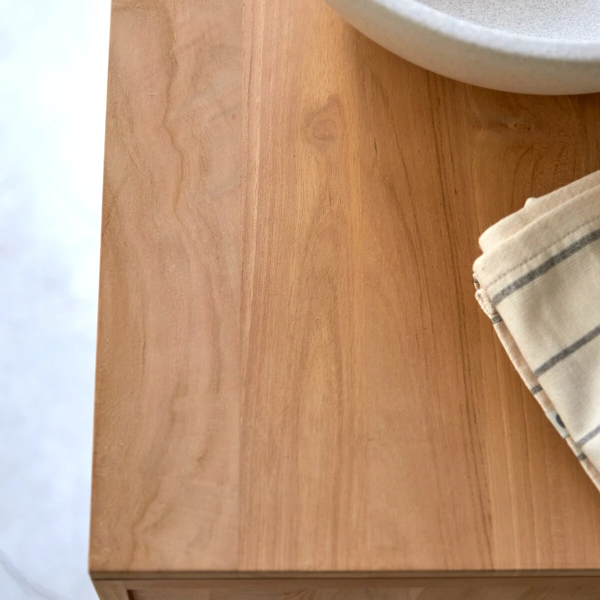 Minimalys - Meuble Sous Vasque En Teck Massif 145 Cm – Image 3