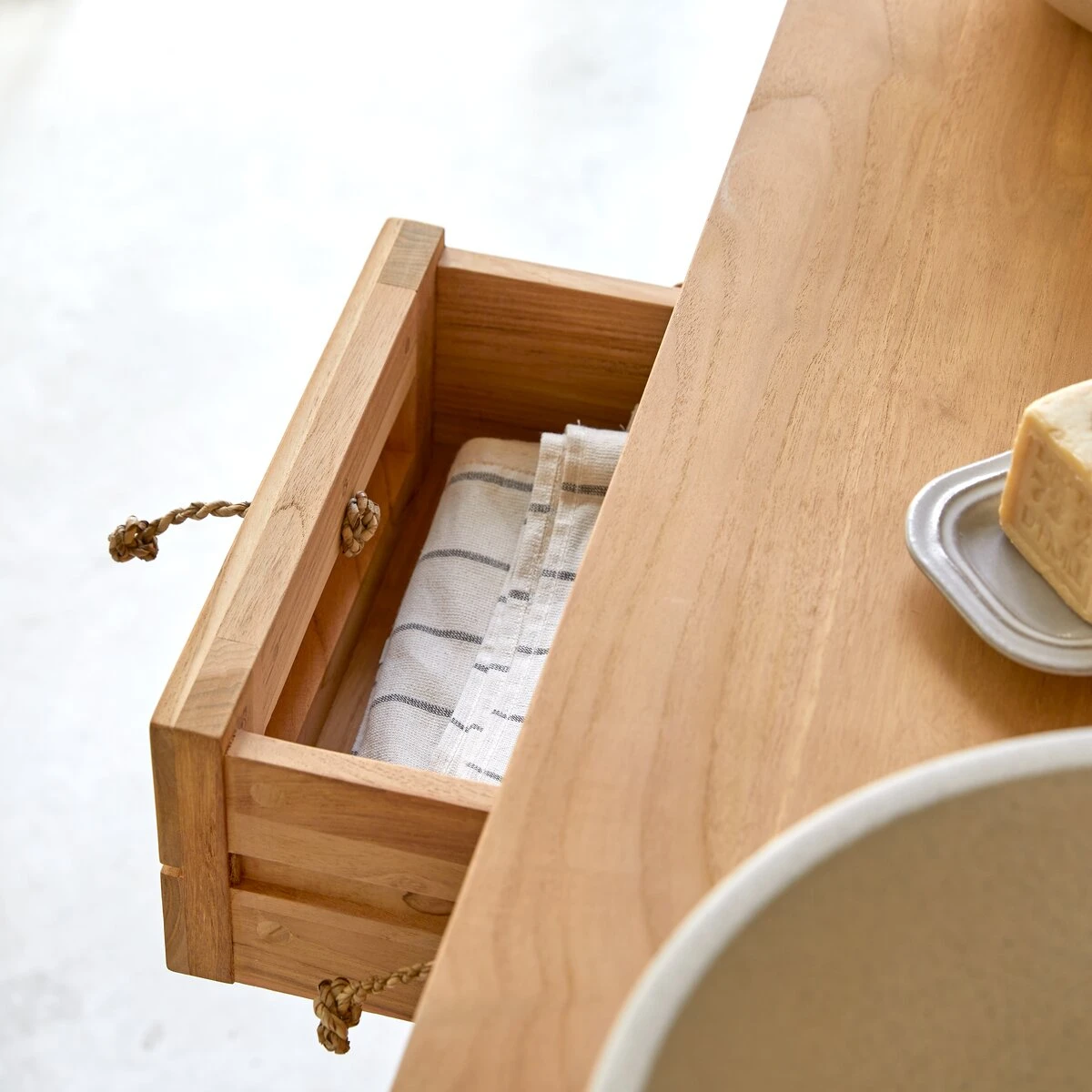 Minimalys - Meuble Sous Vasque En Teck Massif 145 Cm – Image 6