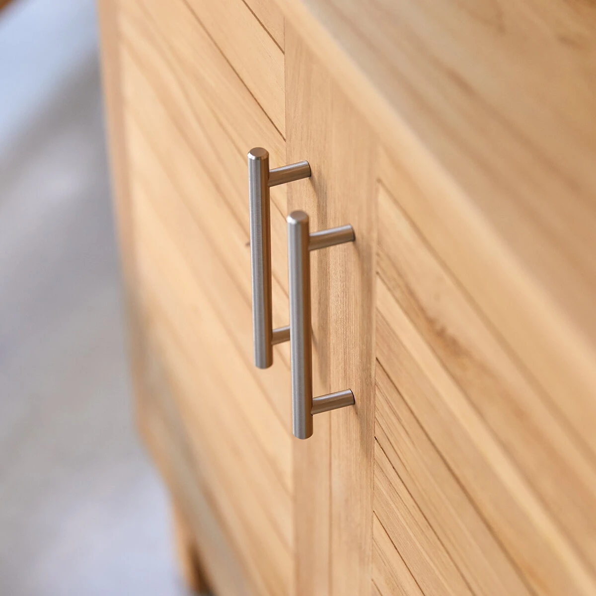 Soho - Meuble Sous Vasque En Teck Massif 85 Cm – Image 5