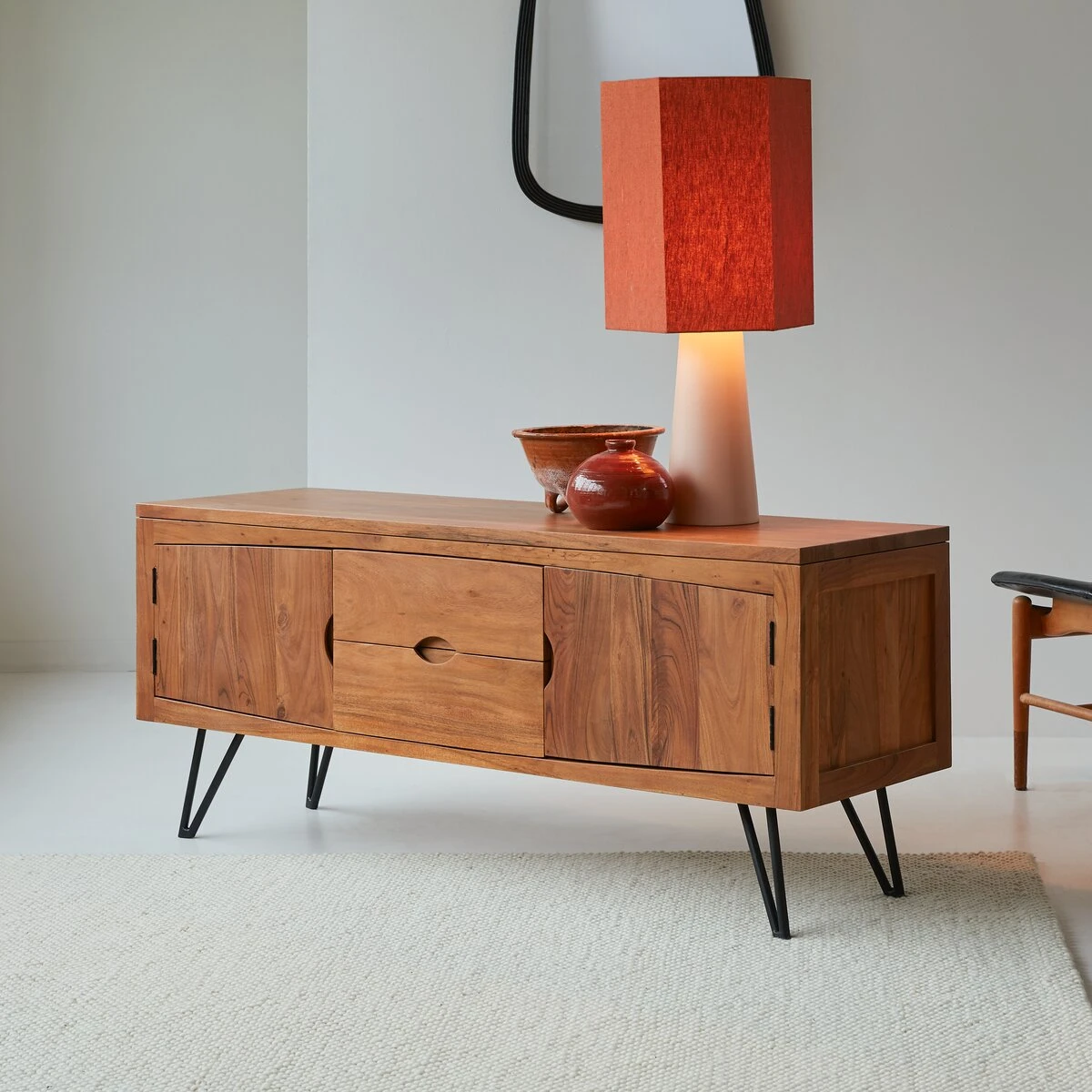 Bonnie - Meuble TV En Acacia Massif 150 Cm – Image 4