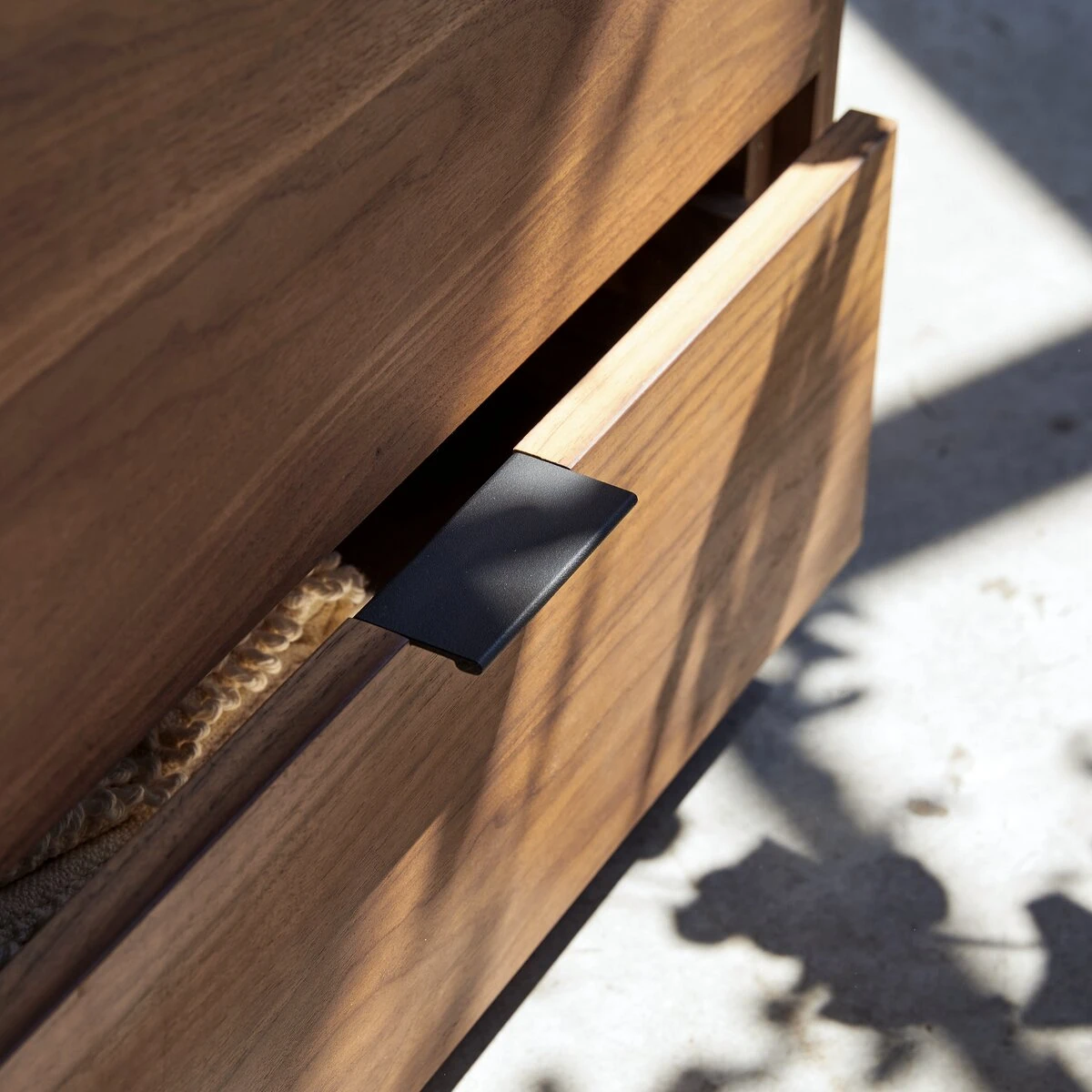 Senson - Meuble TV En Noyer Massif 120 Cm – Image 6